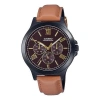 Casio Dress Classic Analog Watch 'brown Black'