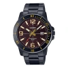 Casio Dress Classic Analog Watch 'metallic Black Gold'