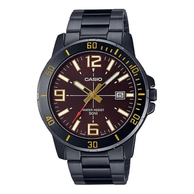 Casio Dress Classic Analog Watch 'metallic Black Gold'