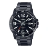Casio Dress Classic Analog Watch 'metallic Black White'