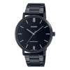 Casio Dress Classic Minimalistic Analog Steel Strap Watch 'black'