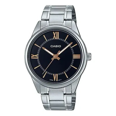 Casio Dress Classic Minimalistic Analog Watch 'silver Black'