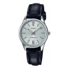 Casio Dress Series Dial Plate Blackband Whitedial Plate Waterproof White Dial White Analog In Metallic