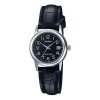 Casio Dress Series Quartzes Black Waterproof Black Strap Black Analog