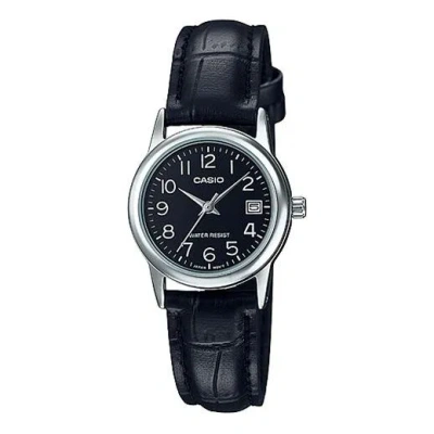 Casio Dress Series Quartzes Black Waterproof Black Strap Black Analog