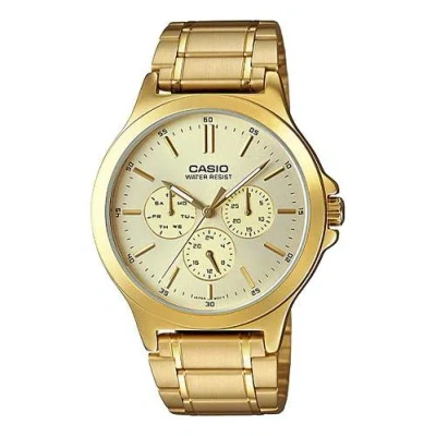 Casio Dress Series Waterproof Quartz Gold Analog