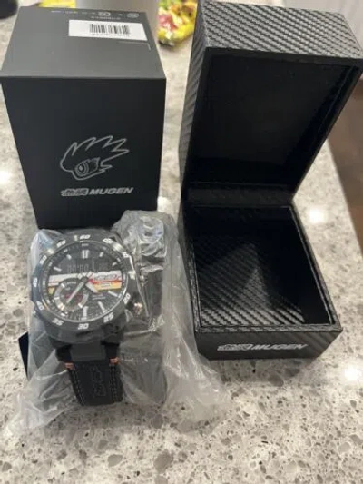 Pre-owned Casio Ecb-40mu-1ajr Edifice Mugen Edition Limited Bluetooth Watch Brand