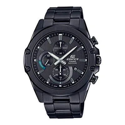 Pre-owned Casio Edifice Analog Black Dial Men Efr-s567dc-1avudf ( Ex508 )