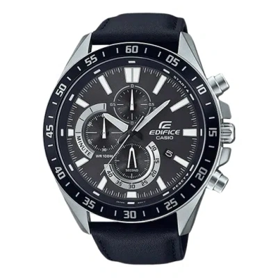 Casio Edifice Analog Watch 'black Metallic Silver'