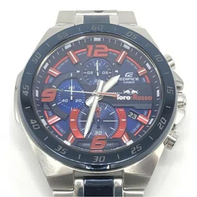 Pre-owned Casio Edifice Blue Color Wristwatch () In Multi