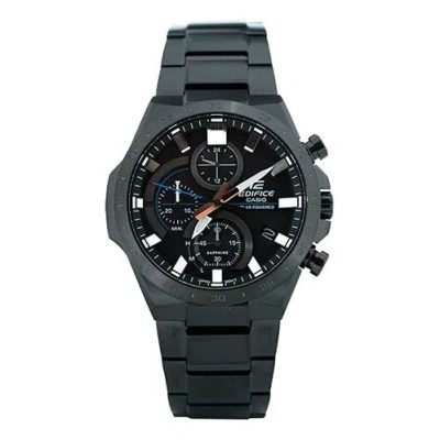 Casio Edifice Classic Solar Powered Analog Watch 'black Sapphire Crystal'