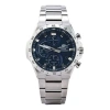 Casio Edifice Classic Solar Powered Analog Watch 'blue Sapphire Crystal' In Metallic