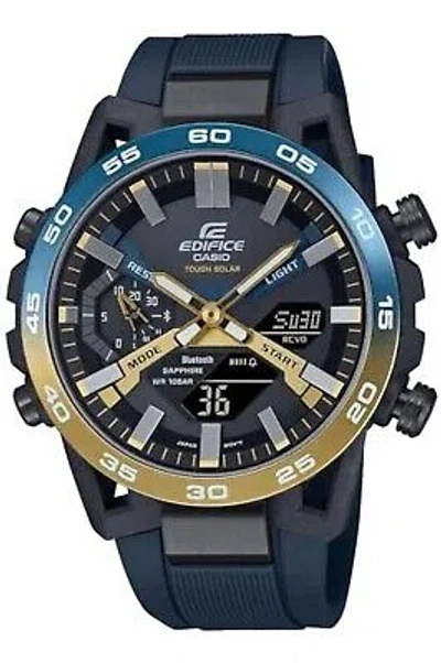 Pre-owned Casio Edifice Ecb-2000ynp-1ajf Men's Watch, Black Night Drive, Japan Fast Ship