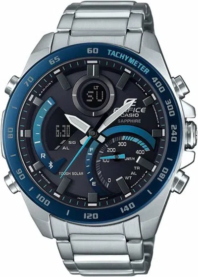 Pre-owned Casio Edifice Ecb-900ydb-1bjf Bluetooth Smartphone Link Solar Men's Japan Inport