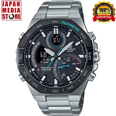 Pre-owned Casio Edifice Ecb-950ydb-1ajf Solar Bluetooth Mobile Analog Digital Men`s Watch