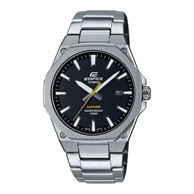 Pre-owned Casio Edifice Efr-s108d-1avudf Silver Stainless Strap Men's Watch