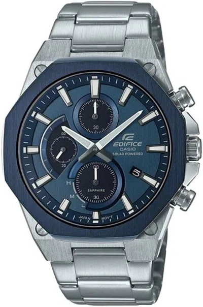 Pre-owned Casio Edifice Efs-s570ydb-2ajf Solar Men's Watch Chronographgraph In Box