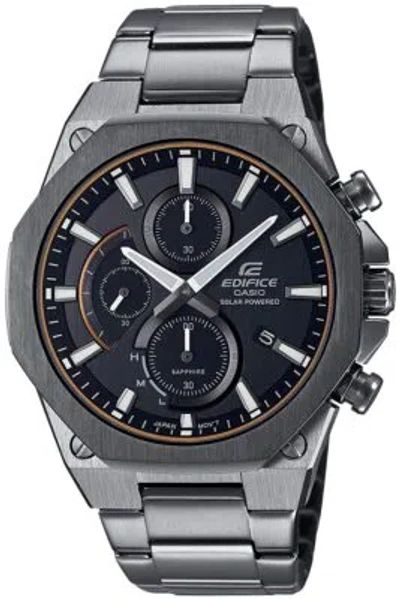 Pre-owned Casio Edifice Efs-s570ydc-1ajf Sport Chronograph Sapphire Solar Radio Men Watch