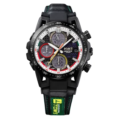 Pre-owned Casio Edifice Efss641tms1a Tom's 50th Anniversary Chronograph Sospensione Watch