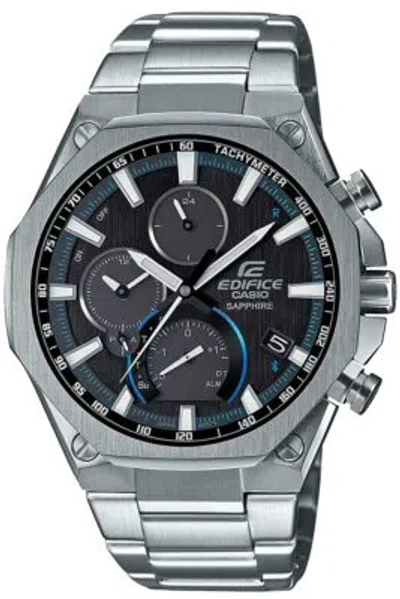 Pre-owned Casio Edifice Eqb-1100xydb-2ajf Flat Design Smartphone Link Bluetooth Men Watch