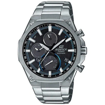 Pre-owned Casio Edifice Eqb-1100yd-1ajf Bluetooth Smartphone Link Watch Eqb-1100yd-1a