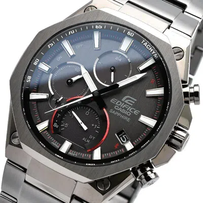 Pre-owned Casio Edifice Eqb-1100ydc-1ajf Bluetooth Smartphone Link Watch Eqb-1100ydc-1a