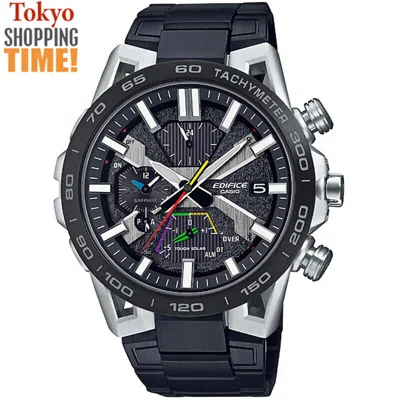 Pre-owned Casio Edifice Eqb-2000ydc-1ajf Sospensione Bluetooth Analog Digital Men`s Watch