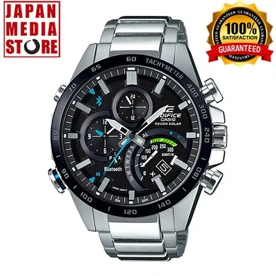 Pre-owned Casio Edifice Eqb-501xdb-1ajf Bluetooth Sport Solar Men Watch Eqb-501xdb-1a