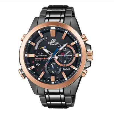 Pre-owned Casio Edifice Eqb-510rbm Infiniti Red Bull Racing Limited Solar Watch Bluetooth