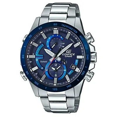 Pre-owned Casio Edifice Eqb-900db-2ajf Eqb-900db-2a Bluetooth Sport Solar Men Watch