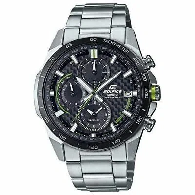 Pre-owned Casio Edifice Eqw-a2000db-1ajf Solar Radio Men's Watch In Box