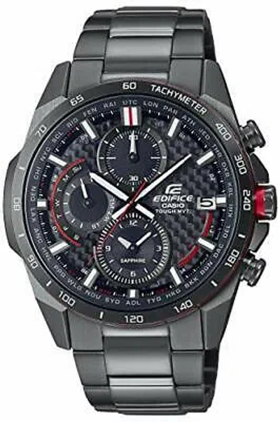 Pre-owned Casio Edifice Eqw-a2000dc-1ajf Solar Radio Men's Watch From Japan