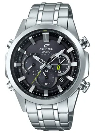 Pre-owned Casio Edifice Eqw-t630jd-1ajf Black Sporty Solar Men's Watch In Box