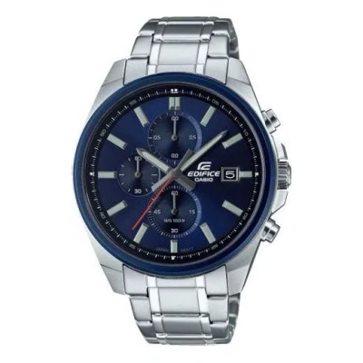Casio Edifice Quartz Waterproof Sapphire Crystal Mens Blue Analog