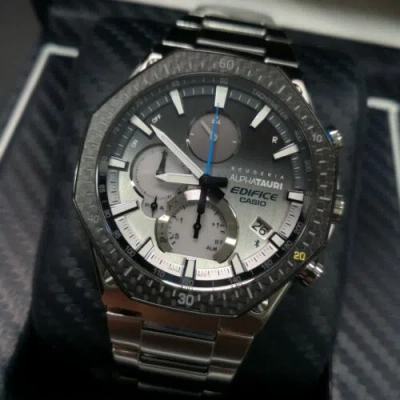 Pre-owned Casio Edifice Scuderia Alpha Tauri Limited Men's Watch Eqb-1100at-2a