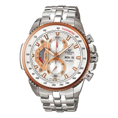 Casio Edifice Series Leisure Fashion Hand Men's Mens Silver Analog In Metallic