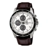 Casio Edifice Series Leisure Fashion Hand Men's Quartz Mens Brown Analog In Metallic