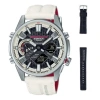 Casio Edifice Smart Analog-digital Watch 'silver Black Red'