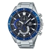 Casio Edifice Smart Analog Watch 'silver Black Royal Blue' In Metallic