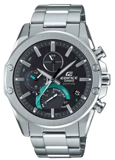 Pre-owned Casio Edifice Smartphone Link Eqb-1000yd-1ajf Men Watch 2019 In Box
