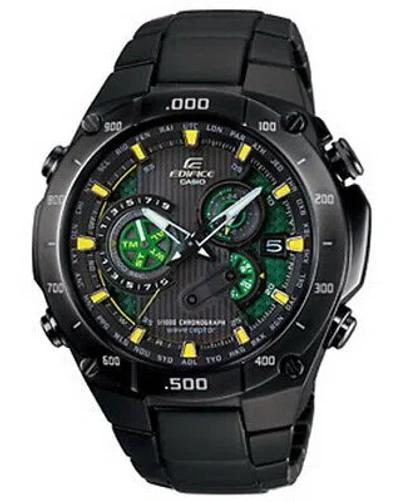 Pre-owned Casio Edifice Solar Radio Multiband 6 Men's Watch Eqw-m1100dc-1a2
