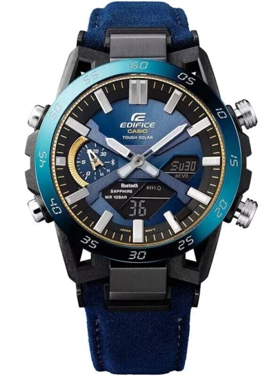 Pre-owned Casio Edifice Sospensione Ecb-2000ss-2ajr 50th Anniversary Limited Men Watch