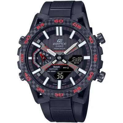 Pre-owned Casio Edifice Sospensione Ecb-2000ypb-1ajf Bluetooth Carbon Case Watch 47.8mm