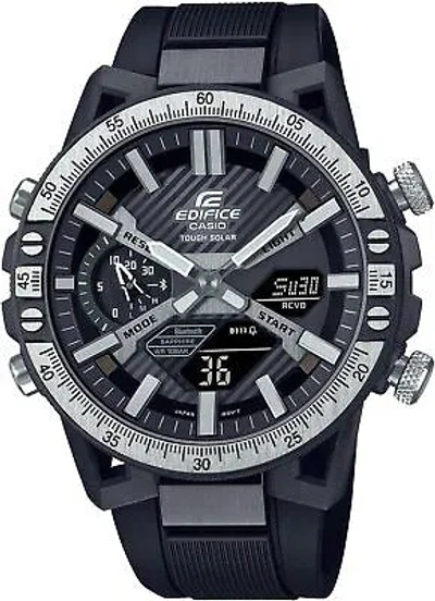 Pre-owned Casio Edifice Sospensione Ecb-2000ytp-1ajf Solar Men Watch Bluetooth In Box