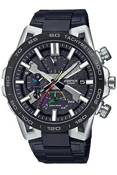 Pre-owned Casio Edifice Sospensione Eqb-2000ydc-1ajf Bluetooth Solar Men's Watch Alarm