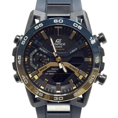 Pre-owned Casio Edifice Stainless Steel () In Black