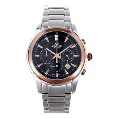 Casio Edifice Stainless Steel Strap Mens Black Analog In Neutral