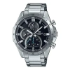 Casio Edifice Stainless Steel Strap Mens Blacksilver Analog