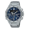 Casio Edifice Waterproof Analog-digital Watch 'marine Blue Silver'
