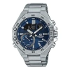 Casio Edifice Waterproof Analog-digital Watch 'marine Blue Silver'